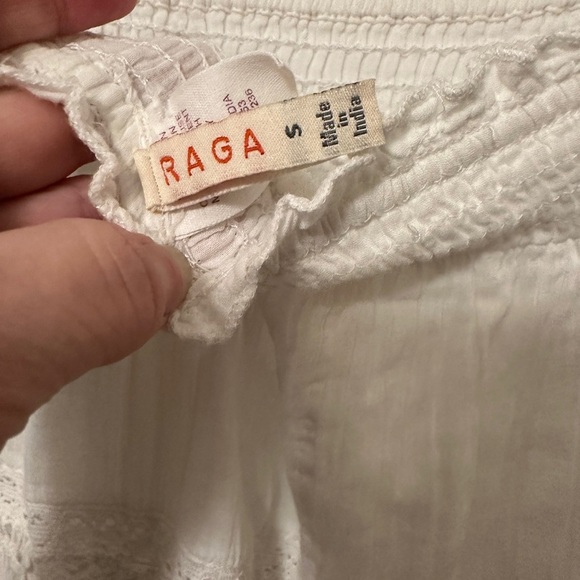 Raga (Free People Exclusive) White Cotton Crocheted Lace Maxi Darsha Skirt - Picture 6 of 9